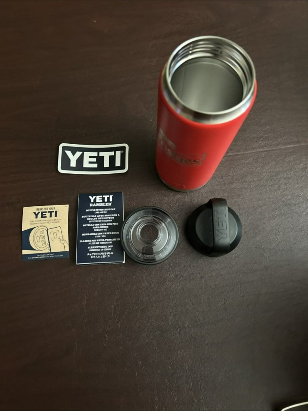 YETI Rambler 26oz Bottle Red Purina Friskies Limited Edition w/ Chug Cap New - Picture 2 of 6